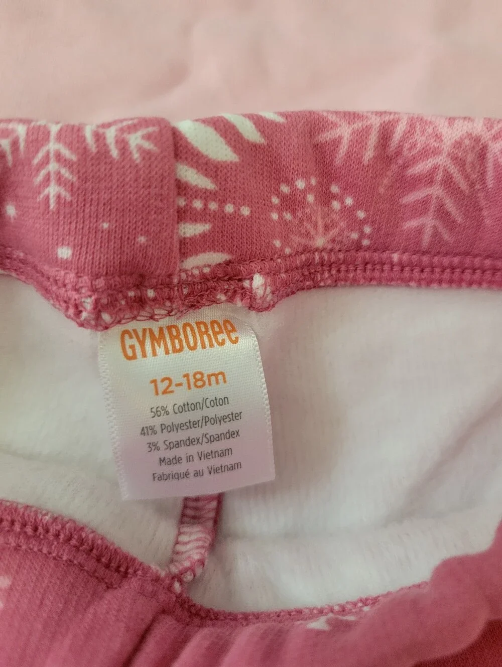 NWT Gymboree Pink Snowflake Set 12-18mo